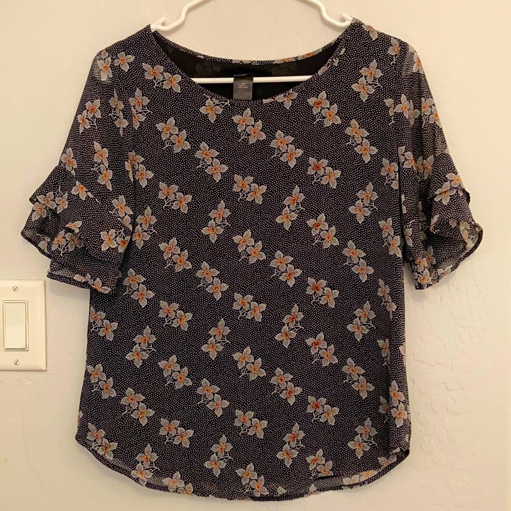 Ann Taylor Short Sleeved Blouse